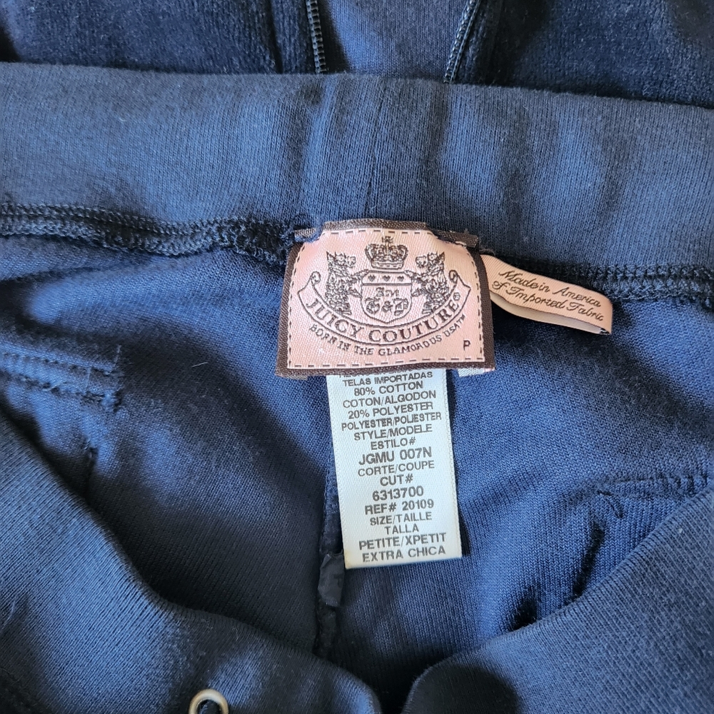 Juicy couture velour vintage navy set - Picture 12 of 15